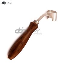 Hoof Knife Swiss Oval Blade Farrier Equine Horse Wooden Handle Steel