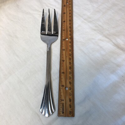 One Cold Meat Serving Fork Symmetry Freemont Stainless International Ridge
