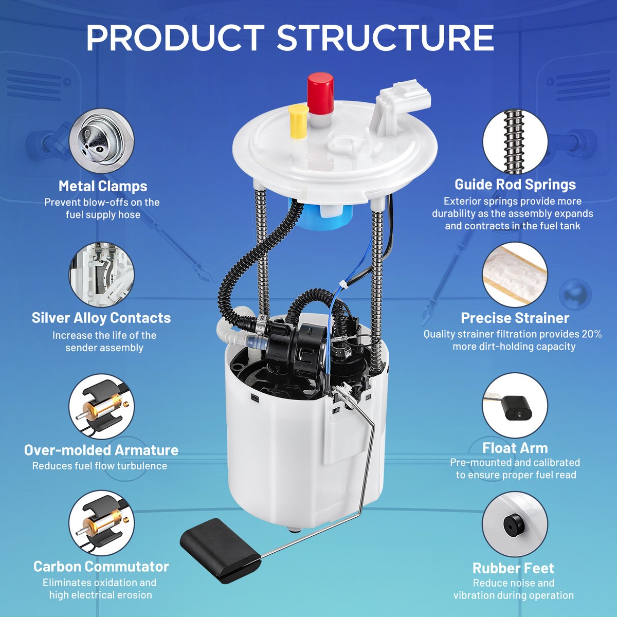 Herko Fuel Pump Module Repair Kit MM005 For Ford F-Series , E-Series, SD 08-19 | Australia