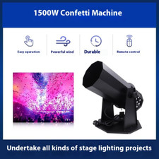 DMX Control Digital Confetti Cannon With Remote, Confetti Machine For Party DJ