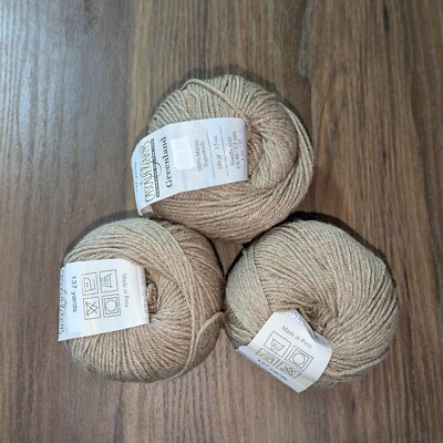 Cascade Yarns Greenland Color 3545 Tan 3 Balls 100g 137yds Wool