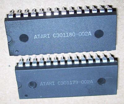 Neu Atari 520 1040 Ste Computer Tos 1.62 German Language Betriebssystem 2 Roms