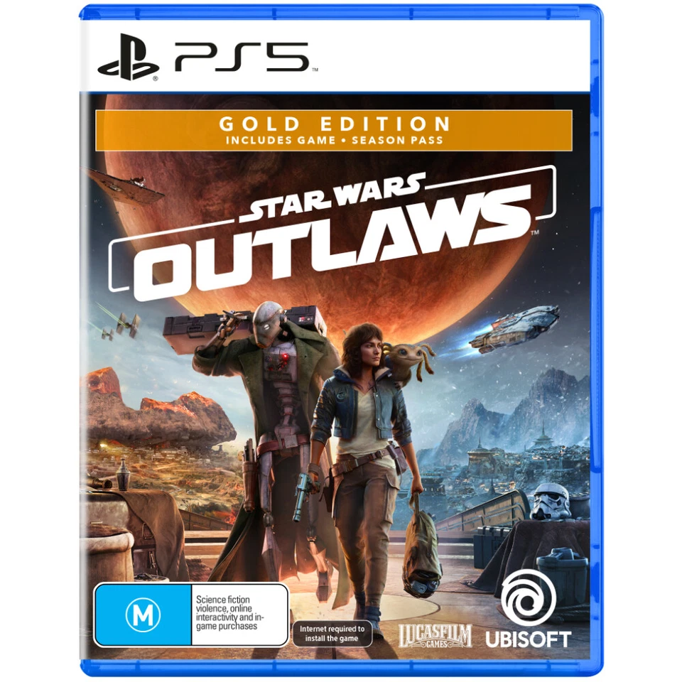 Star Wars Outlaws Gold Edition PS5 Game NEW