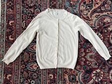 JCrew Crewcuts Girls Beige Cotton Cardigan Size 12