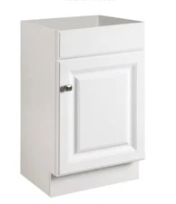 Design House 18" Single Free Standing Wood Vanity Cabinet Only