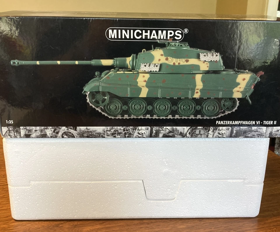 RARE-NEW MINICHAMPS TIGER 2 "BATTLE FOR BERLIN" L.E. READ/SEE ALL YEE COLLECTION - Image 2 of 4