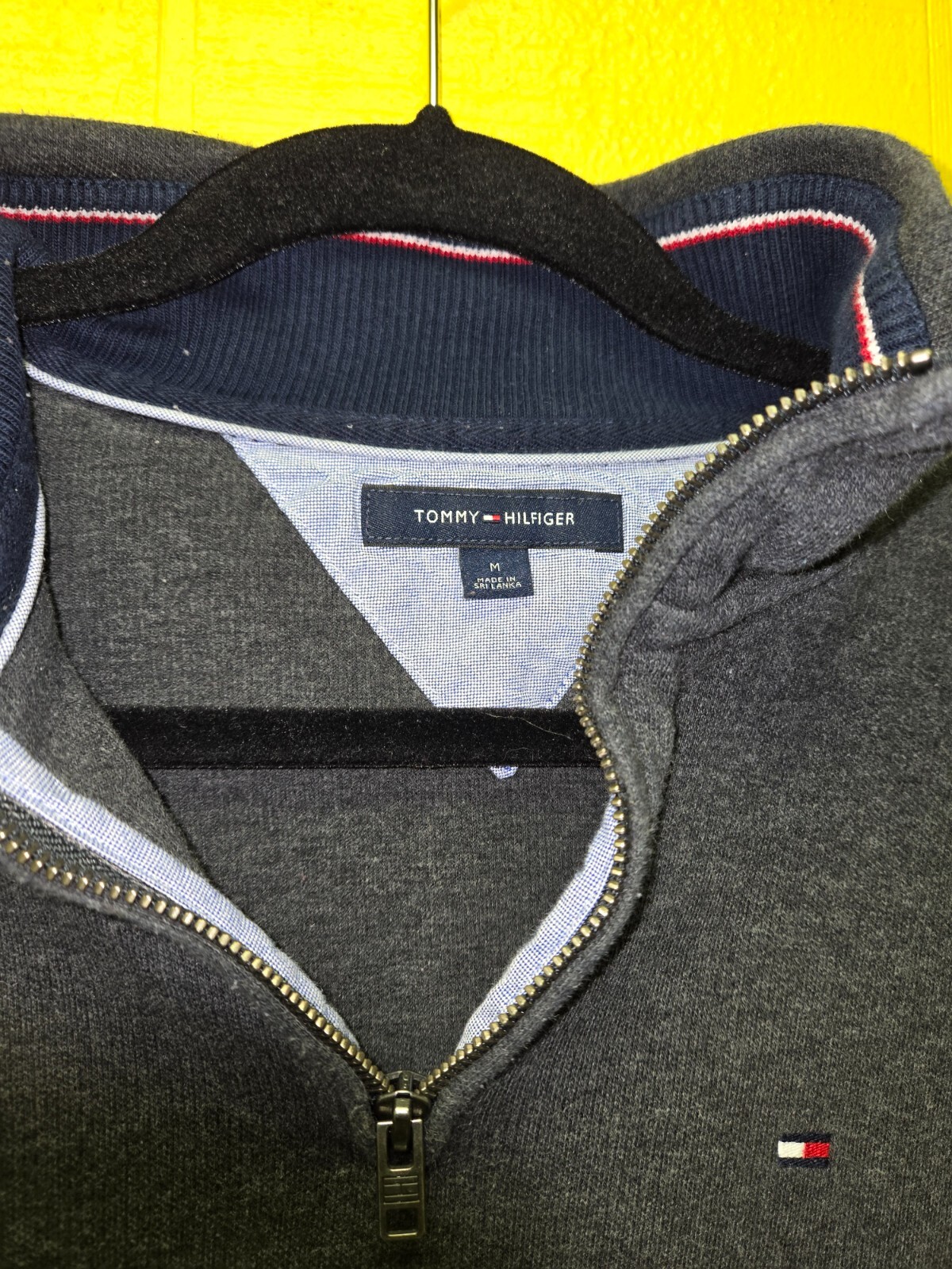 Van Hausen flex 1/4 zip algadon/polyester long sleeve sweater/jacket Gray XXL image 3