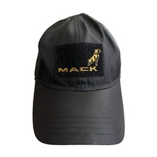 Mack Trucks Bulldog Logo Black Gold Mesh Pane...
