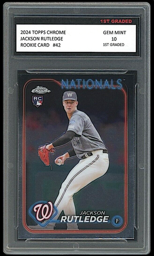 Josh Rutledge Rookie Card 2024 Topps Chrome - Jackson Rutledge #42 (RC) for sale online | eBay