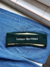 Vintage Lehman Brothers Logo Hat Bank Company USA 90s size OS Headband