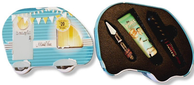 Benefit Cosmetics 3-Piece SET Brows Primer Mascara in Minis Van-Collectible Tin