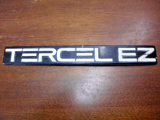 1988 Toyota Tercel Ez Rear Emblem Wear 1988 Toyota Tercel Ez Rear Emblem Wear