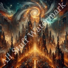 Digital Download City Image Photo Wallpaper Desktop Picture Background AI Art