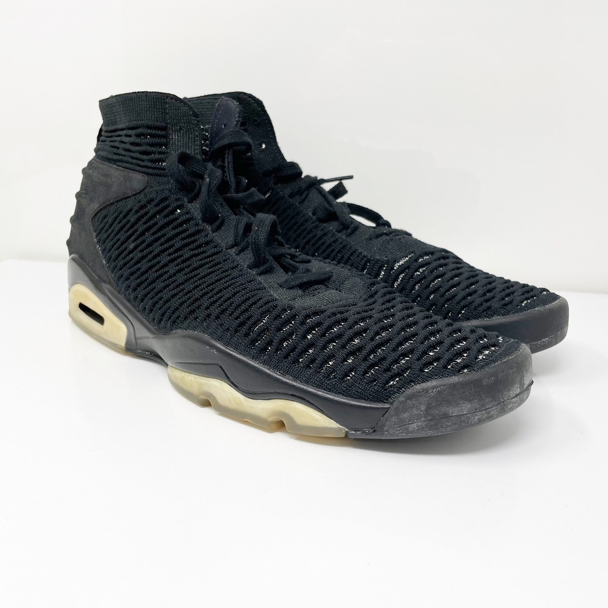 Nike Mens Air Jordan Elevation 23 AJ8207-010 Black Basketball Shoes  Sneakers 12