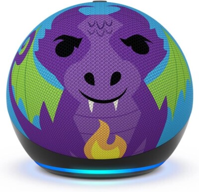 Amazon Echo Dot Kids 5. Generation Drachen Design Alexa Smart Home Lautsprecher