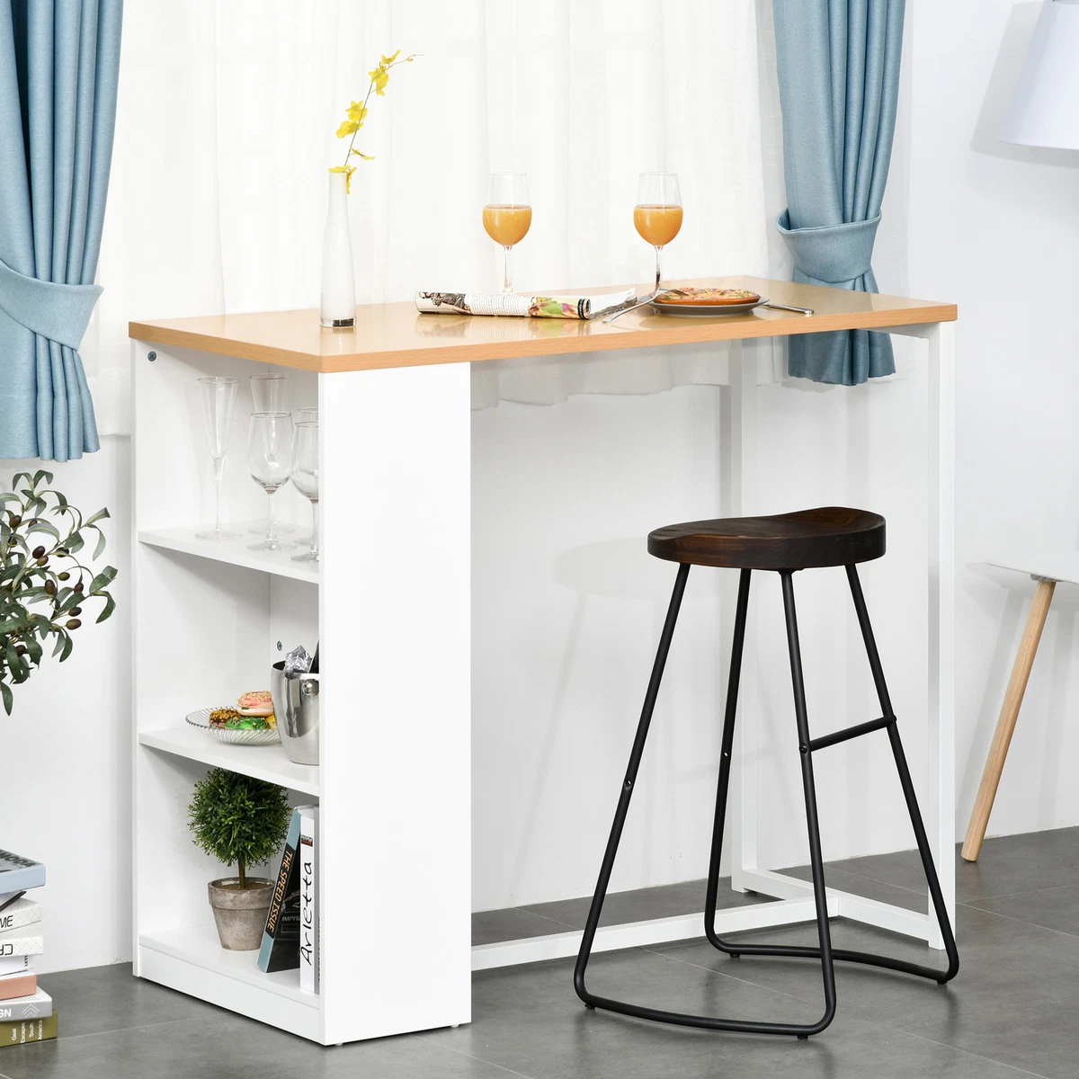 Shelf sale bar table
