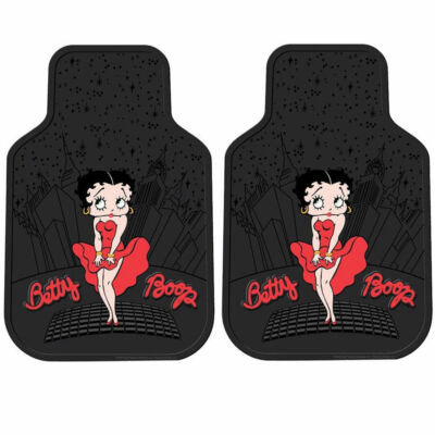 Betty@プロフ必読☆⭐️SALE⭐️ラッシュブースト ロダン NEW 4PC BETTY BOOP Skyline Car Truck Front Back Rubber All Weather