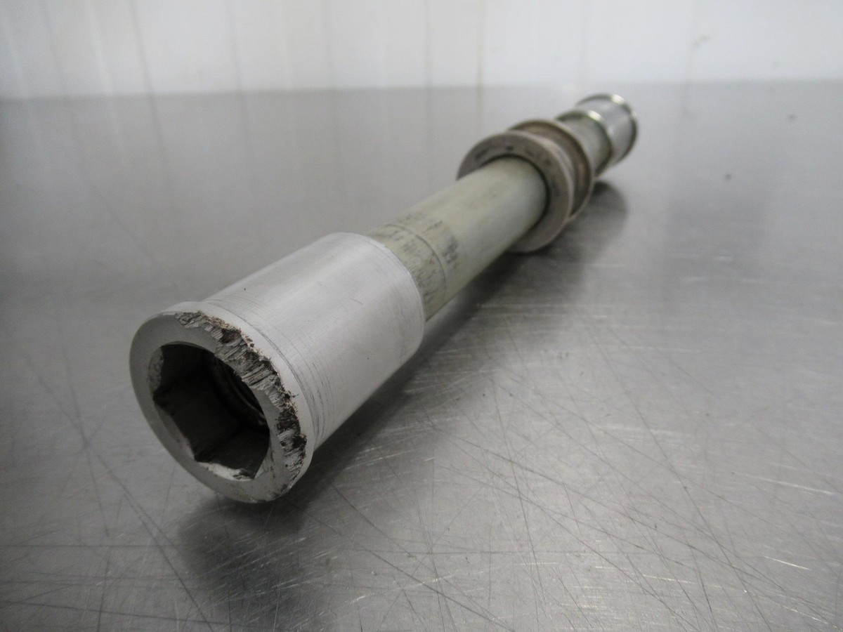 EB1179 2008 08 KAWASAKI NINJA ZX14 FRONT WHEEL AXLE | eBay