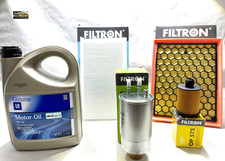 KIT TAGLIANDO FIAT CROMA 07> 1.9 MJT MULTIJET 5L LITRI OLIO 5W30 + KIT 4 FILTRI