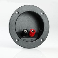 New Round Input Speaker Terminal Cup Wire Cable Box Connector Sub woofer Connect