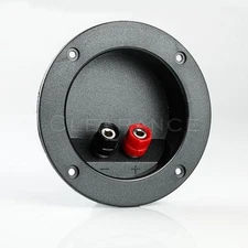 New Round Input Speaker Terminal Cup Wire Cable Box Connector Sub woofer Connect