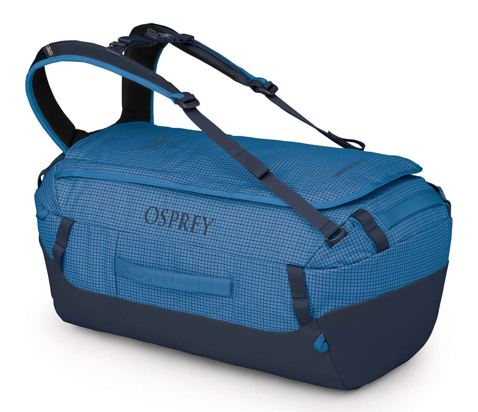 Osprey Transporter Duffel 40 Rucksack Reisetasche Rucksack Blue Flame blau Neu - Bild 2 von 4