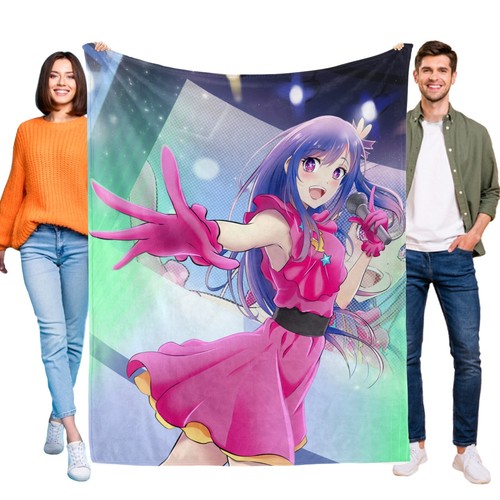 Oshi No Ko Decke Weichbett Sofa Couch Überwurf Leicht Geburtstagsgeschenk für Kinder - Bild 1 von 9