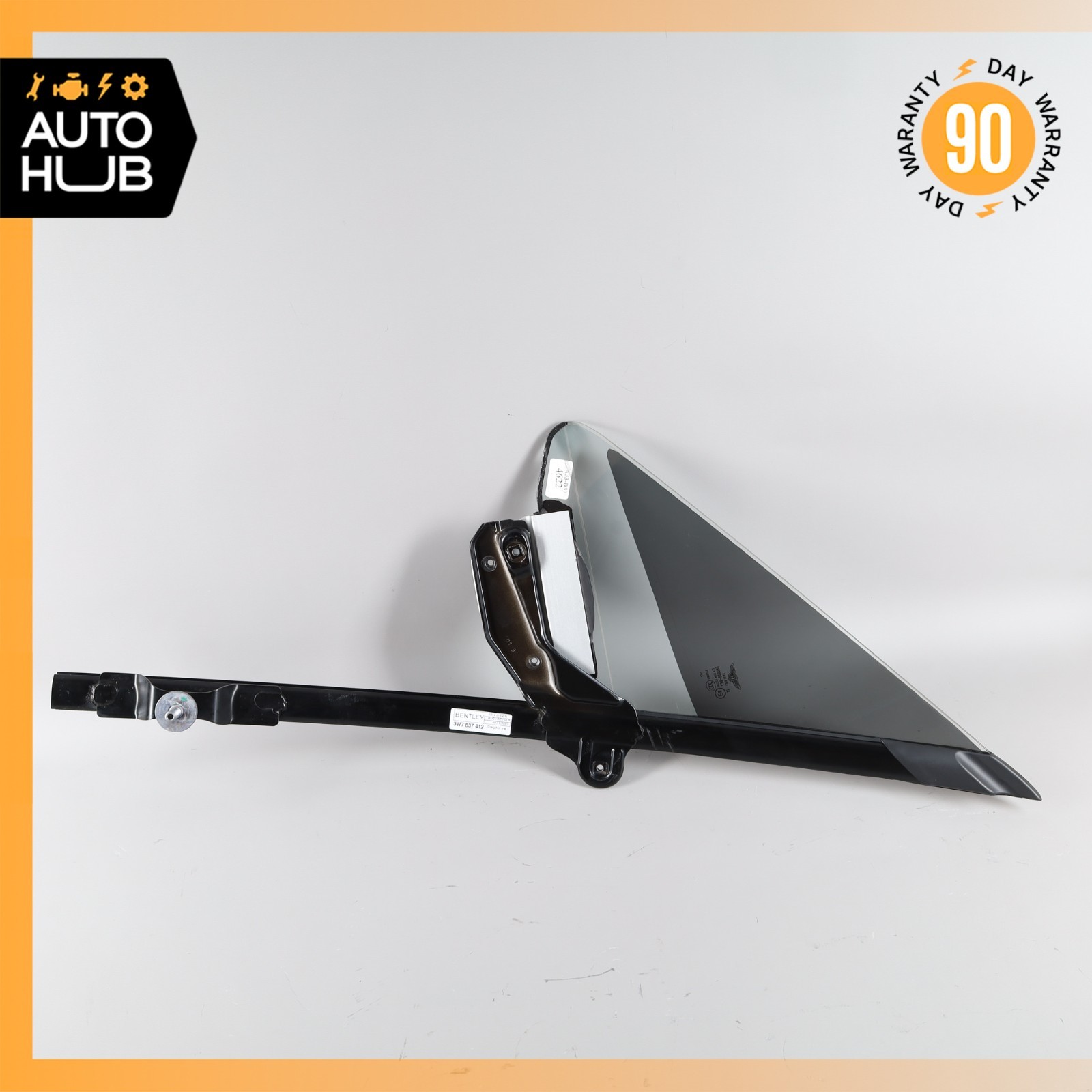 07-18 Bentley Continental GTC Front Right Side Door Vent Window Glass OEM 32k