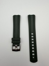 Original OMEGA 20mm for Seamaster Diver 300 42mm Watch Green Rubber Band Strap