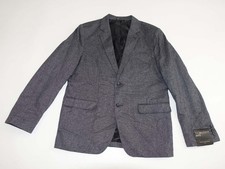 Banana Republic Men's Tailored Slim Fit Sport Coat Size 44 Regular Gray Cotton