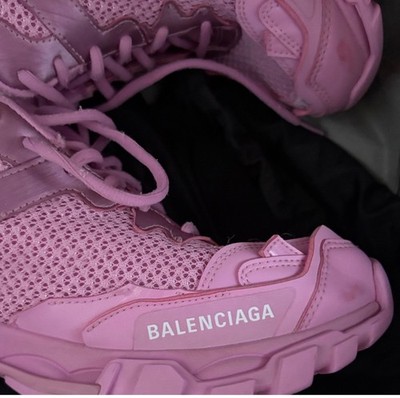 Size 7 women's Balenciaga Runner Sneaker Pink brand new with box