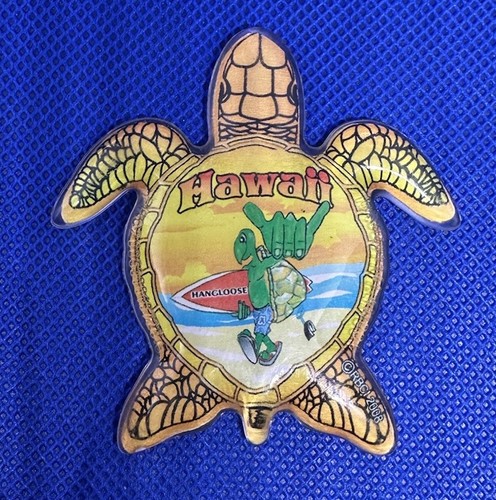 HAWAII HANGLOOSE TURTLE MAGNET, COLLECTIBLES SOUVENIRS FRIDGE