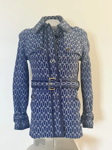 Cappotto Tory Burch logo T $525 nuovo con etichette taglia US 4