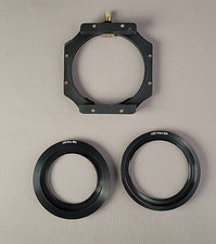 Lee Filters 100mm System - Holder  67mm and 77mm Lens Adapter rings With Case