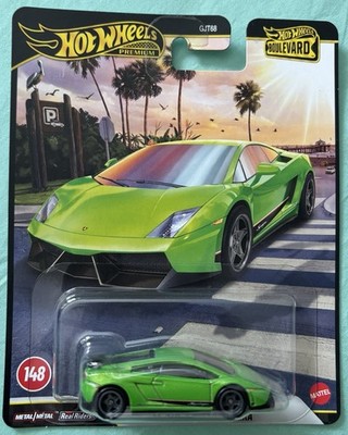 HOT WHEELS PREMIUM BOULEVARD LAMBORGHINI GALLARDO LP 570-4 SUPERLEGGERA Lime
