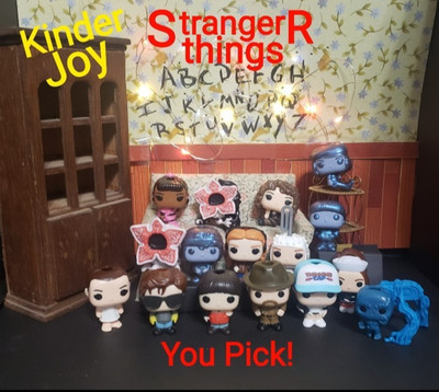 Kinder Joy  STRANGER THINGS  Funko 2025 NEW!  YOU PICK '' FLAT SHIPPING''