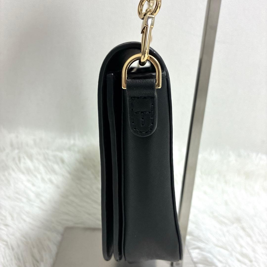 Tory Burch 2-way Chain Shoulder Bag Leather Black Women's From Japan thumbnail 7