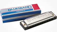 Hohner International Blues Band Harmonica C w Original Box, Instructions