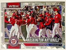 Washington Nationals Diamante Foil! #266! 2025 Series 1