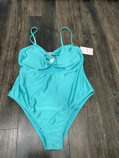 Juicy Couture Womens One Piece Swimsuit Aqua ...