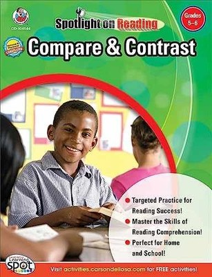 Carson Dellosa Compare and Contrast Reading - Paperback - Very Good f