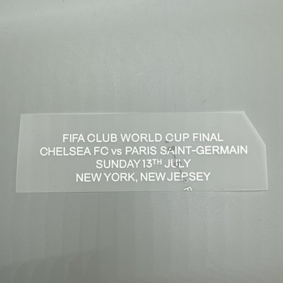 2025 USA FIFA Club World Cup Chelsea  Final Game Detail Player Size Badge Patch