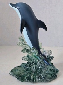 Dakin Wyland Resin Sculpture “King Of The Sea” No 539 Dolphin Ocean Marine