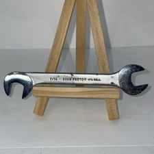 Proto Angle Open End Wrench 3328 7/16" ~ Excellent shape