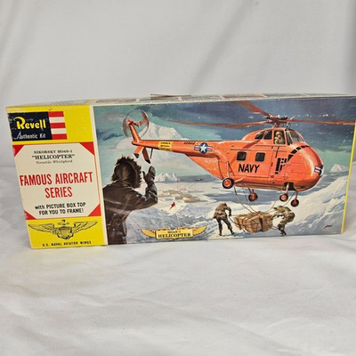 #ad Vintage Revell Sikorsky HO4S 1 Whirlybird 1 48 Scale Plastic Model Kit $79.00