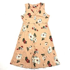 Toad And Co Rosemarie Sleeveless Dress Size Small Buckthorn Floral