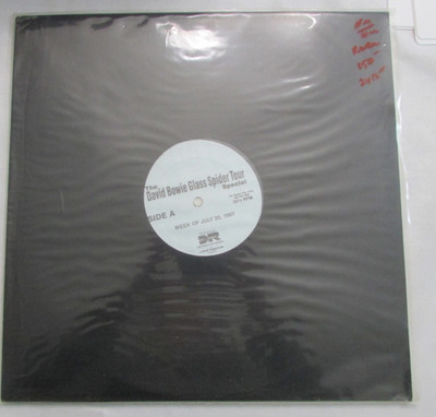 DAVID BOWIE GLASS SPIDER TOUR SPECIAL NM/NM RARE 2 COUNT VINYL LP L72