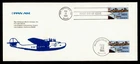 DR WHO 1985 FDC FIRST FLIGHT CHINA CLIPPER ANIV DUAL CANCEL M77115