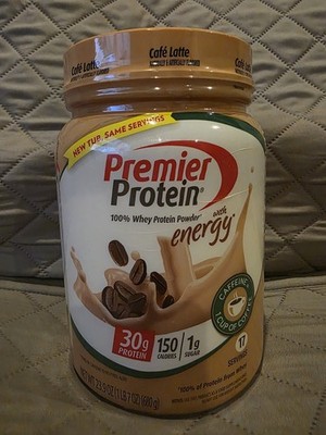 Premier Protein Powder, Café Latte, 30g Protein, No Added Sugar, 100 Whey Pro...