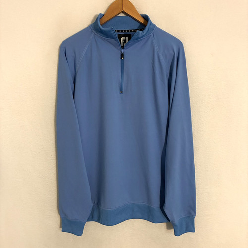 Foot Joy 1/4 Zip Pullover Shirt Mens L Performance Lightweight Golf Preppy Ivy